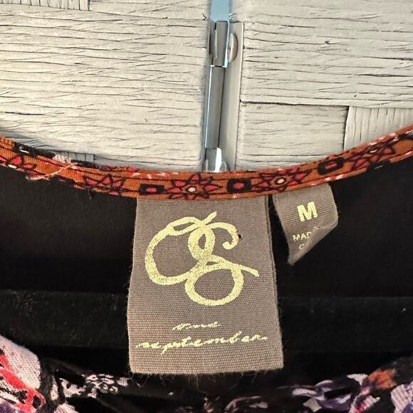 Anthropologie Arcata Patchwork MIxed Pattern Dress by One September size Med - Picture 4 of 5